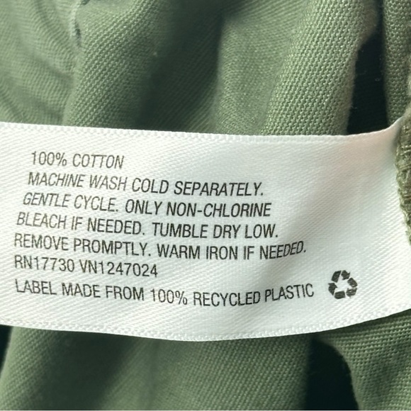 Nili Lotan Women’s Plus Size Belted Button Up Overall Olive Size 3X - Picture 13 of 15